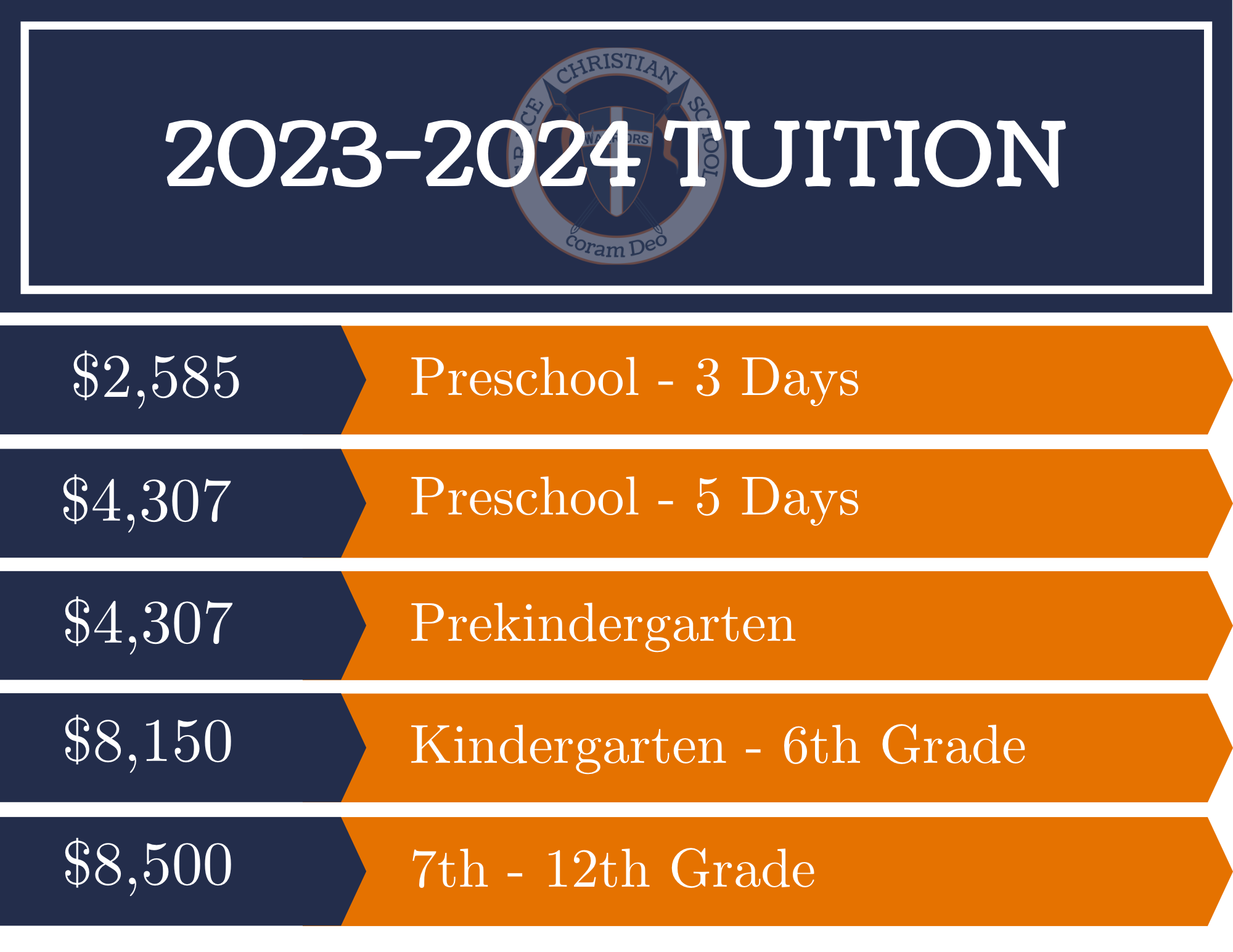 Tuition - Grace Christian School